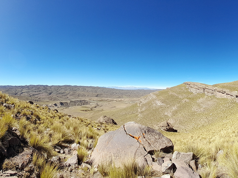View towards Aconquija from El Bolson valley
